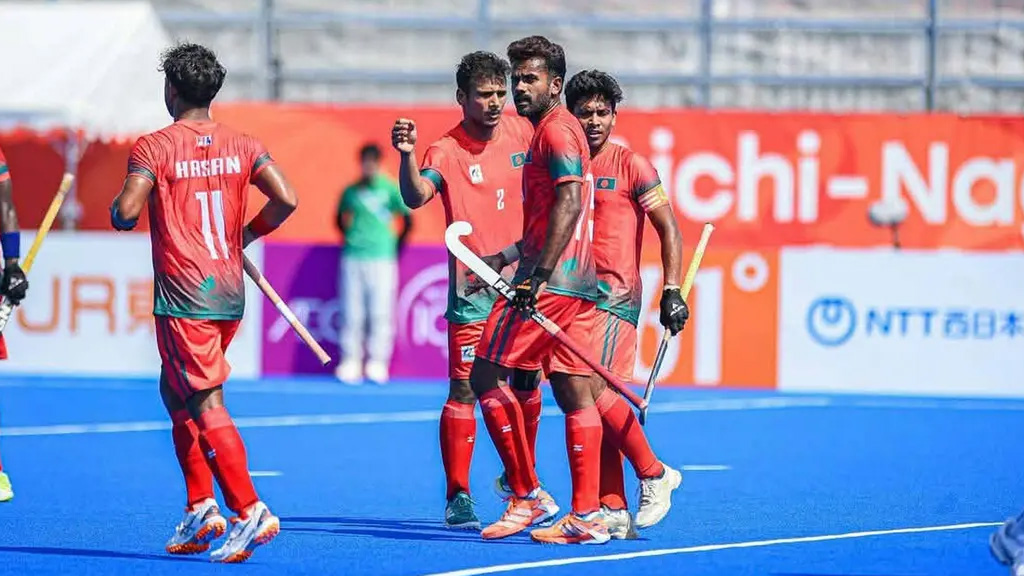 এশিয়ান গেমসে হকিতে বাংলাদেশের প্রথম জয়