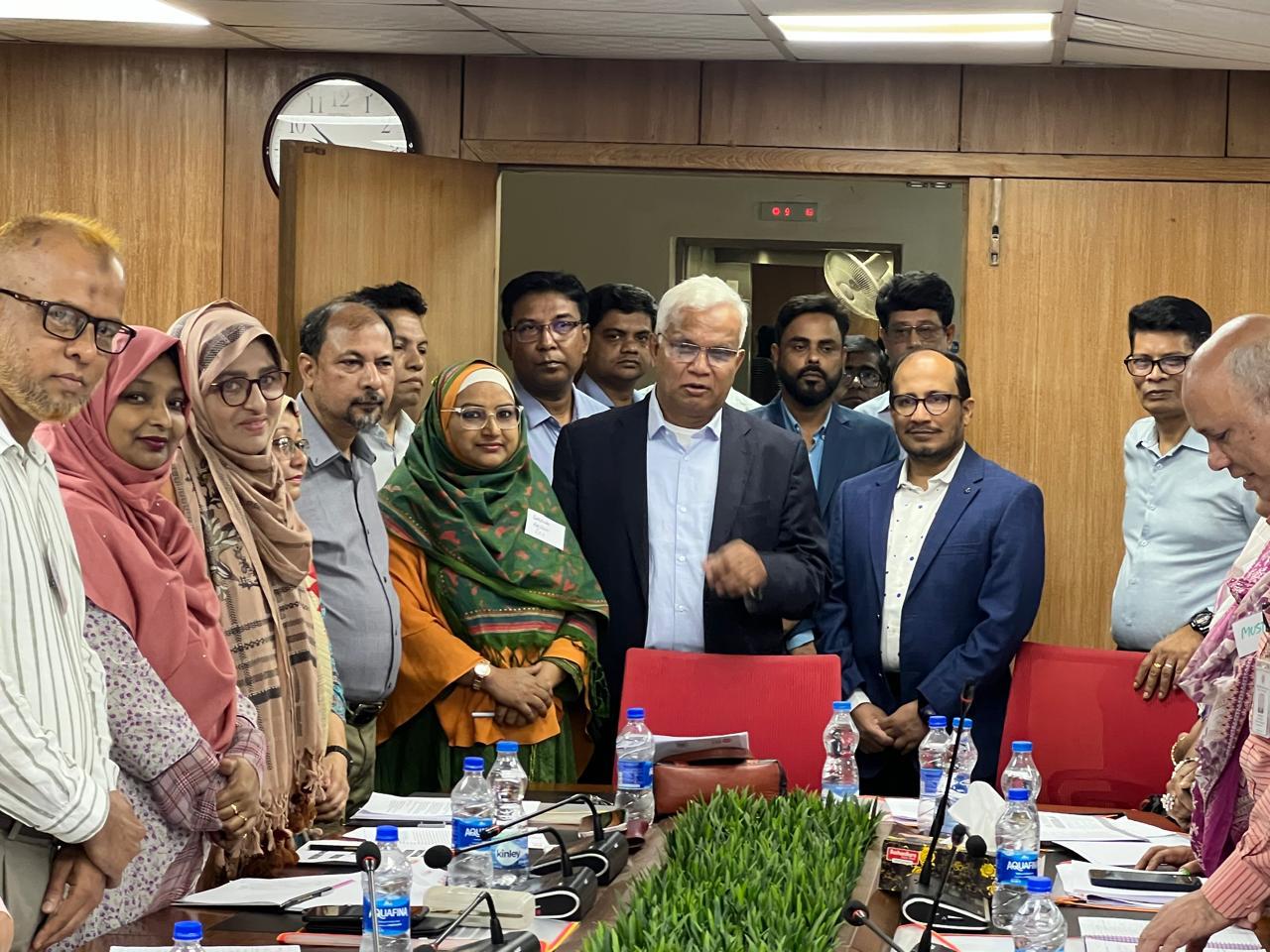 সমাজসেবা অধিদপ্তর পরিদর্শনে সমাজকল্যাণ এবং মহিলা ও শিশু বিষয়ক মন্ত্রী অধ্যাপক ডাঃ জাহিদ হোসেন