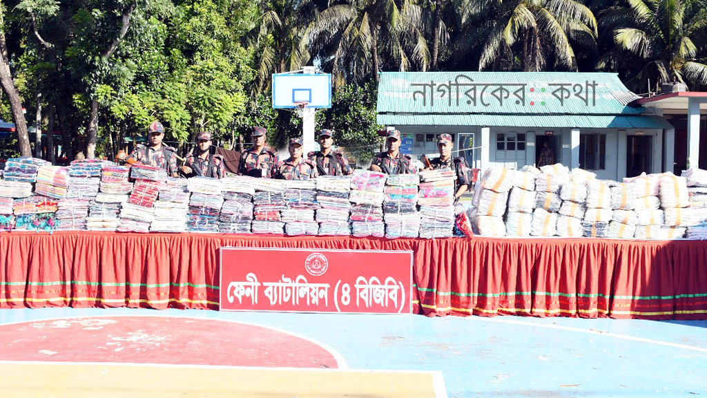সীমান্তে কোটি টাকার ভারতীয় পণ্য জব্দ