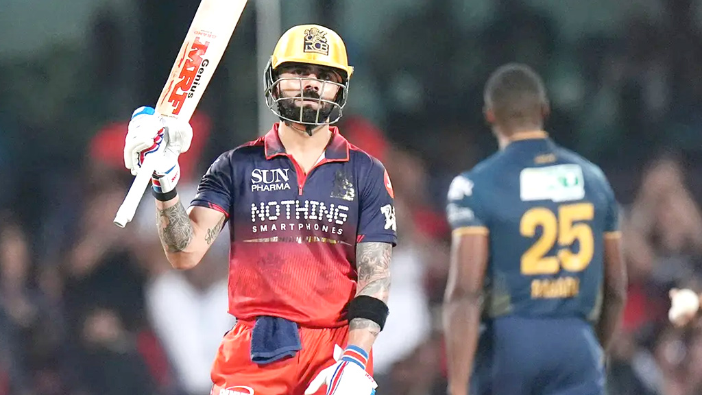 ব্যাট হাতে কোহলির রেকর্ডময় দিন