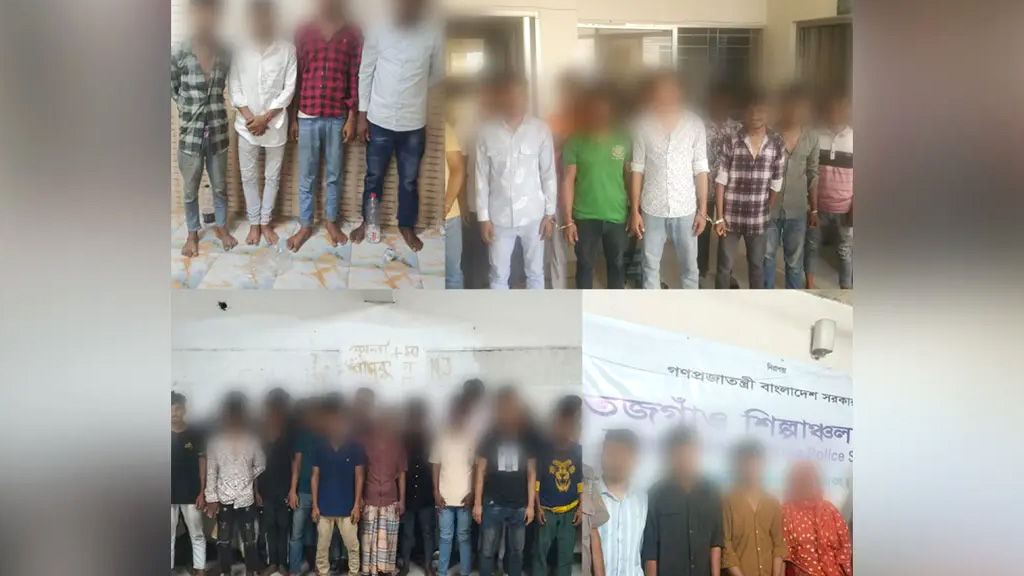 মোহাম্মদপুরসহ ৬ থানায় অভিযান, গ্রেপ্তার ৬০