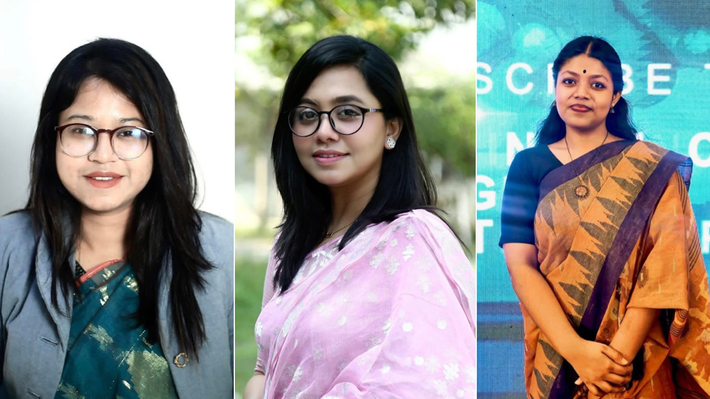 ‘জাতীয় নারী শক্তি’র নেতৃত্বে মনিরা, মিতু ও নুসরাত