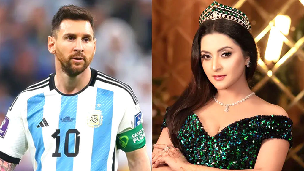 মেসির নাম শুনলেই ‘হার্টবিট’ বেড়ে যায় পরীমণির