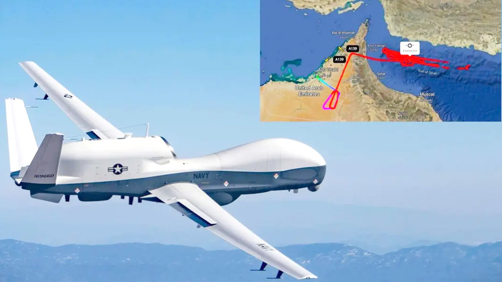 হরমুজ প্রণালিতে বিধ্বস্ত ২৪ কোটি ডলারের মার্কিন ড্রোন