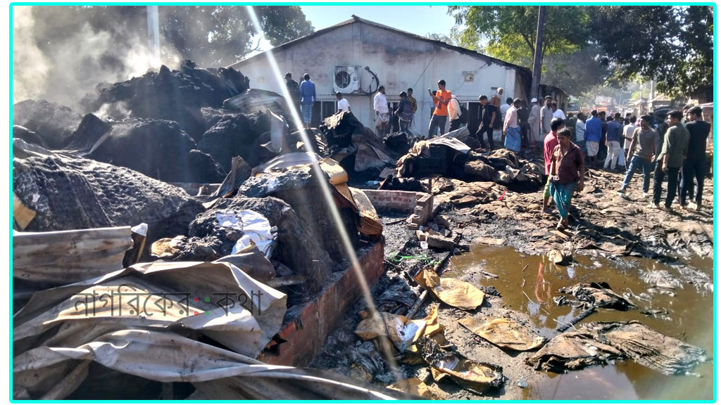 টঙ্গীতে আগুনে পুড়ল ৬ গুদাম