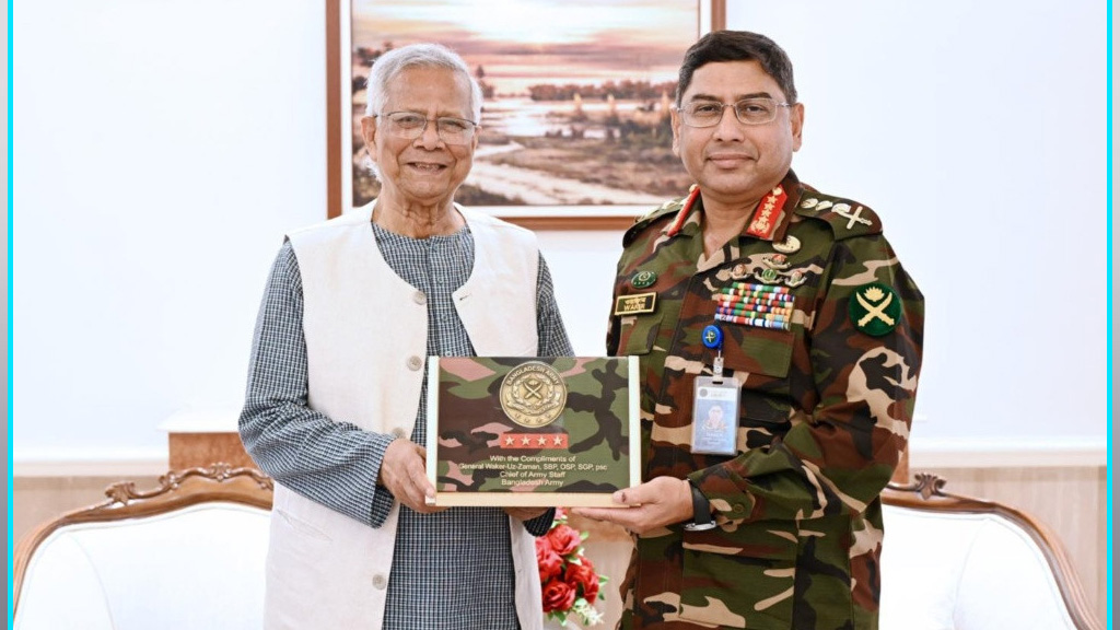 প্রধান উপদেষ্টা ও সেনাপ্রধানের বিদায়ি সাক্ষাৎ