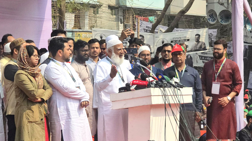 জোট জিতলে নাহিদ ইসলামকে মন্ত্রী করার ঘোষণা জামায়াত আমিরের