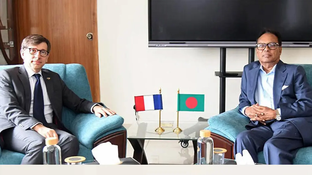 ফকির মাহবুব আনামের সঙ্গে ফ্রান্সের রাষ্ট্রদূতের বৈঠক