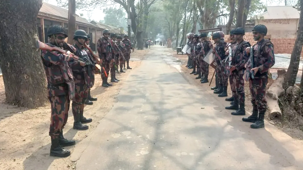 কুড়িগ্রাম সীমান্তে বিজিবির সর্বোচ্চ সতর্কতা