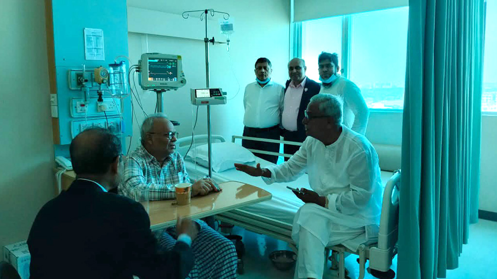 রুহুল কবির রিজভীর শারীরিক অবস্থার উন্নতি