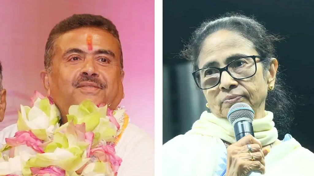 শুভেন্দুর শপথের দিনে পাল্টা কর্মসূচি মমতার