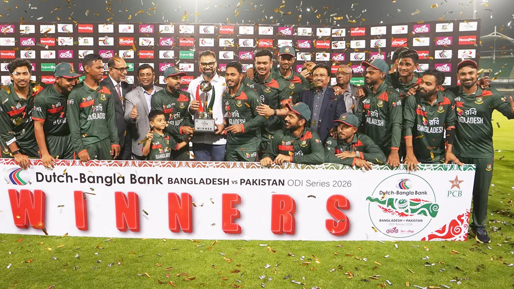 সিরিজ জিতে র‌্যাংকিংয়ে সুখবর পেল বাংলাদেশ