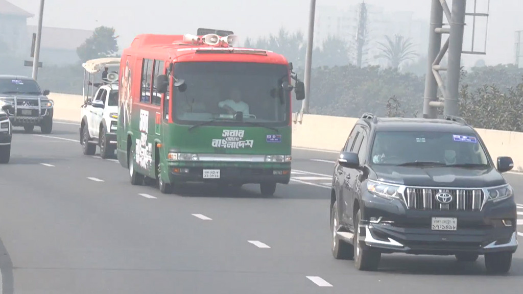 ময়মনসিংহের পথে তারেক রহমান