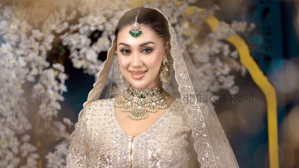 ব্রাইডাল ফটোশুটে নজর কাড়লেন অপু বিশ্বাস