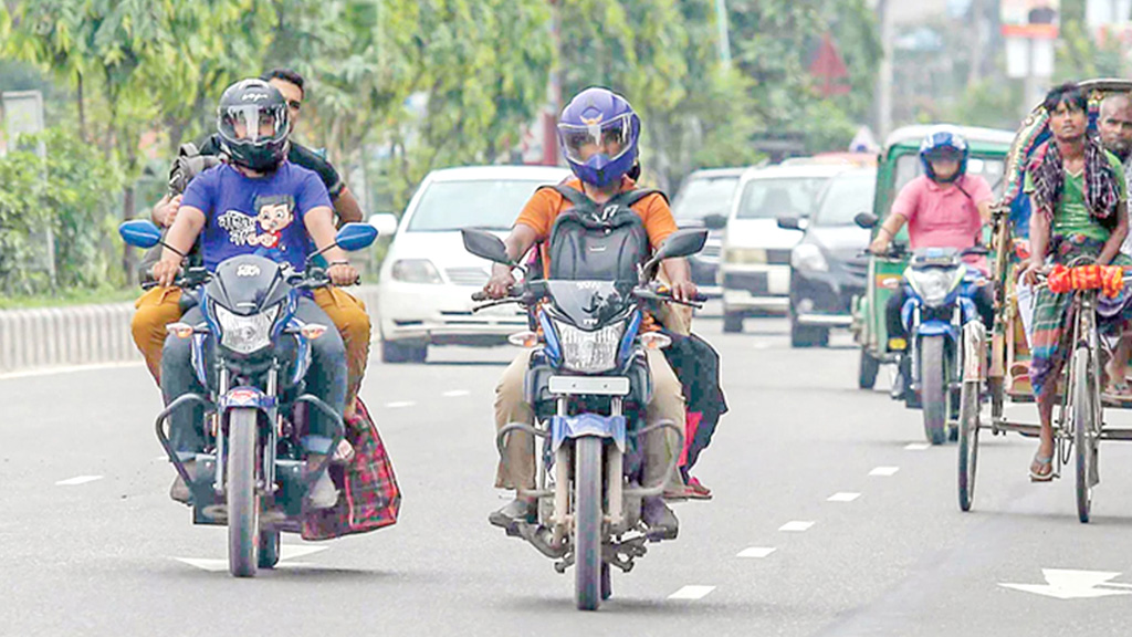 মধ্যরাত থেকে ৭২ ঘণ্টার জন্য বন্ধ হচ্ছে সারা দেশে মোটরসাইকেল চলাচল