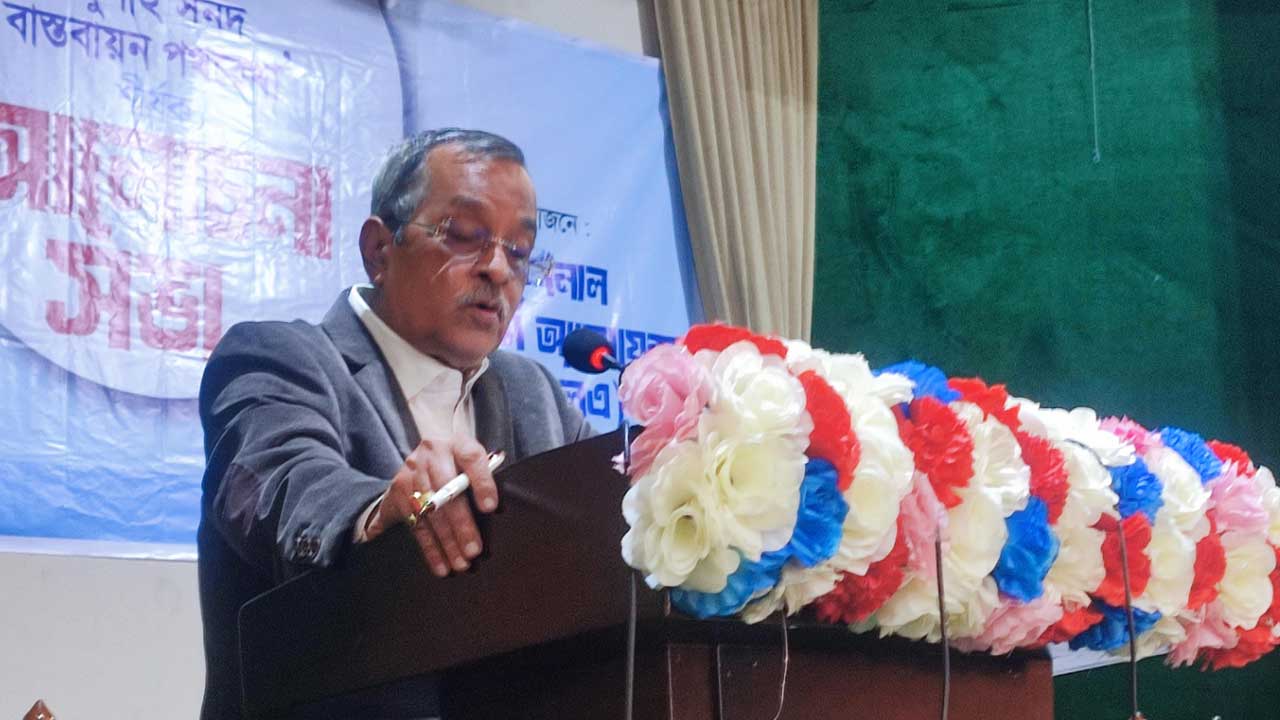 সংবিধানে গণভোটের বিধান নেই : জয়নুল আবেদীন